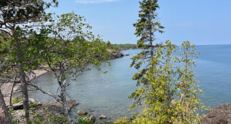 The view at Esrey Park, Eagle Harbor MI