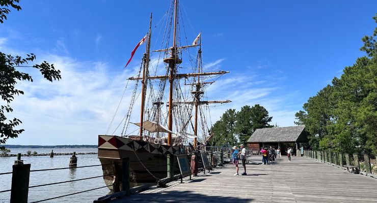 Jamestown Settlement ship