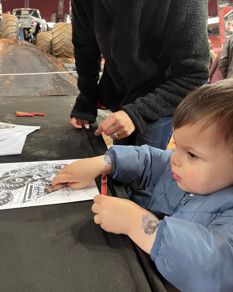 Pit Party at Monster Jam has kids activities