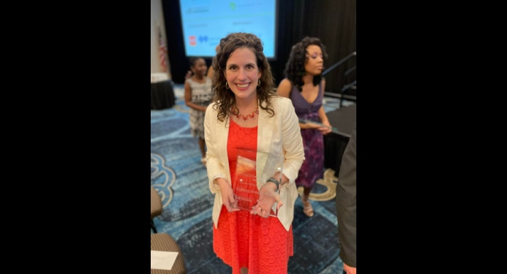 Bethany Winston receives 2022 Entrepreneurial Success Award