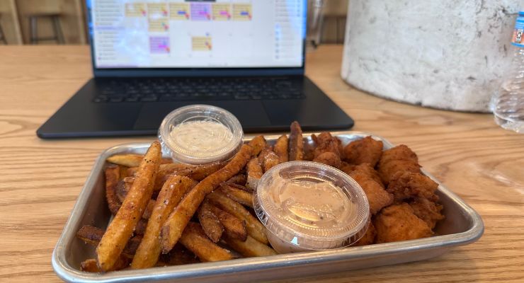 Team meetings and good food